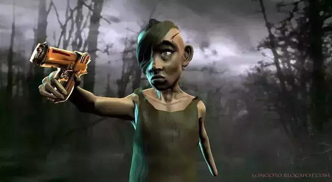 Baby African Soldier