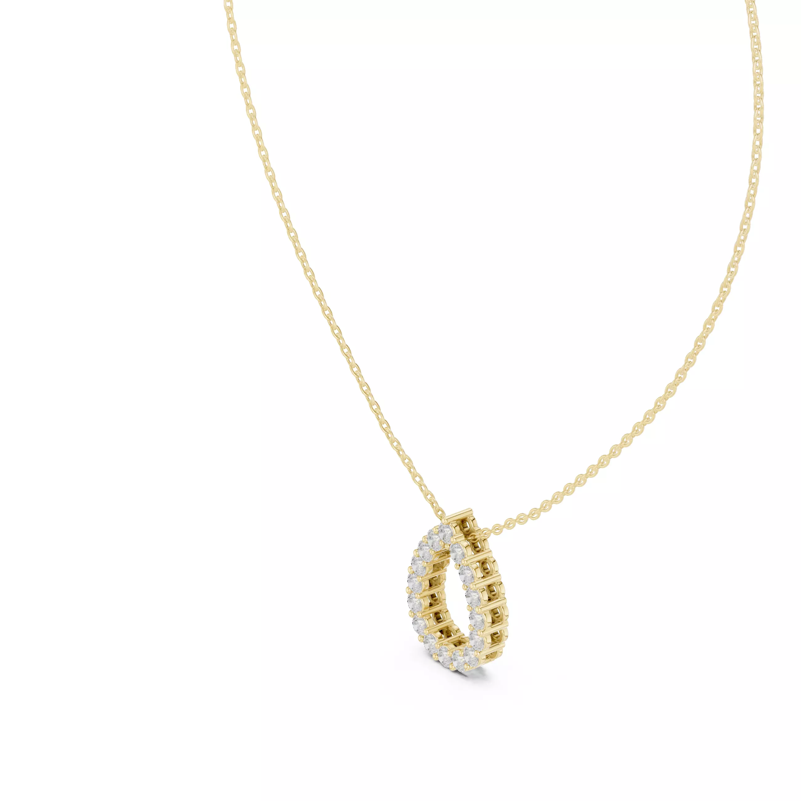 Leaf Solitaire Pendant 3dm stl renders Animation Videos Details 3D print model_11