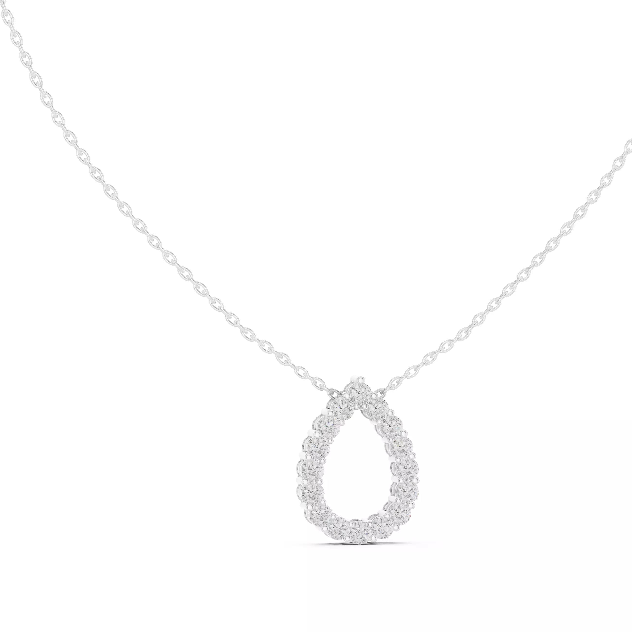 Leaf Solitaire Pendant 3dm stl renders Animation Videos Details 3D print model_6