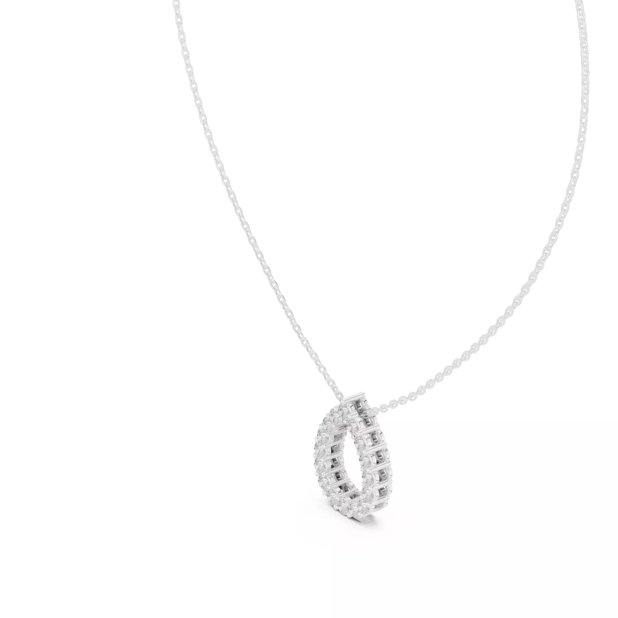 Leaf Solitaire Pendant 3dm stl renders Animation Videos Details 3D print model_7