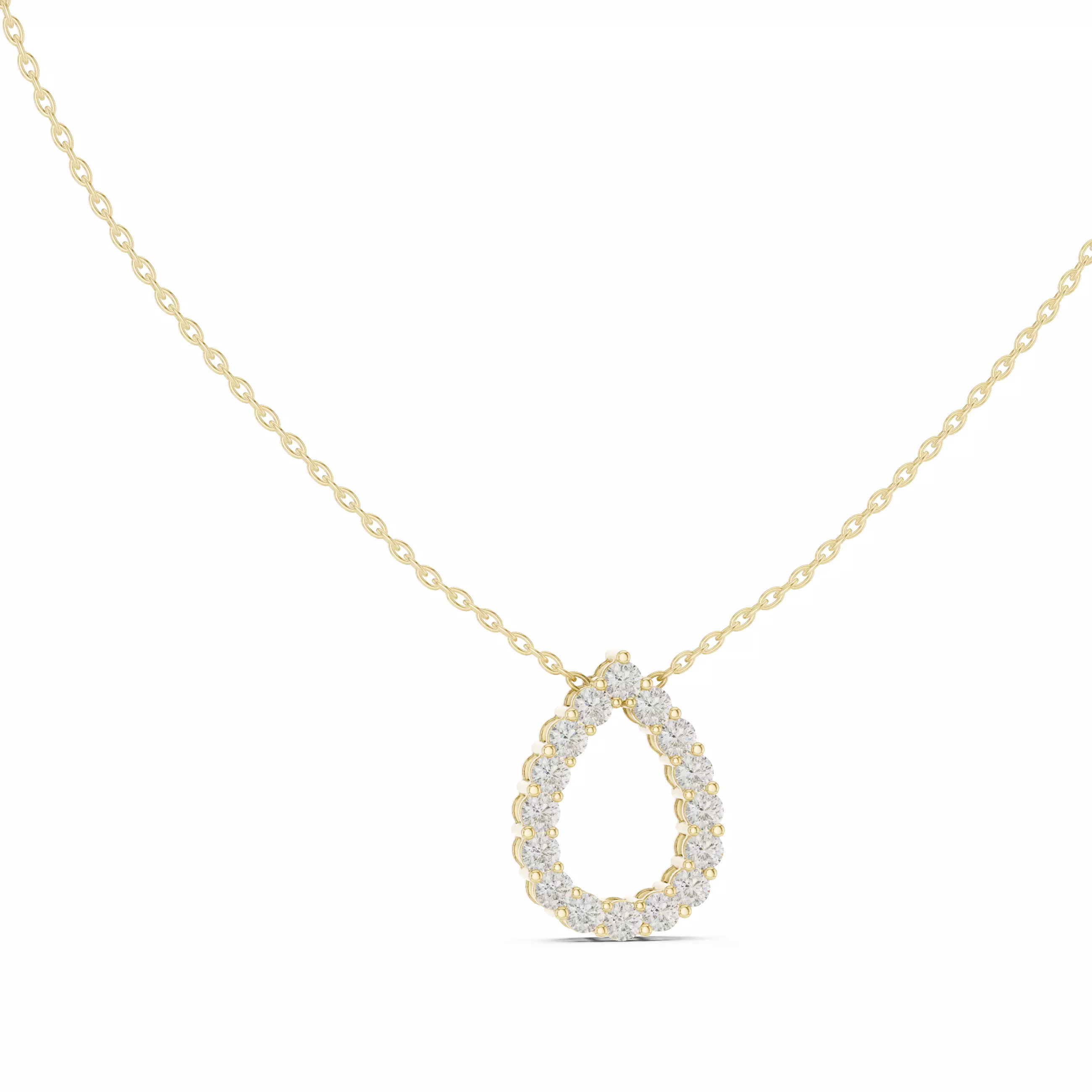 Leaf Solitaire Pendant 3dm stl renders Animation Videos Details 3D print model_10