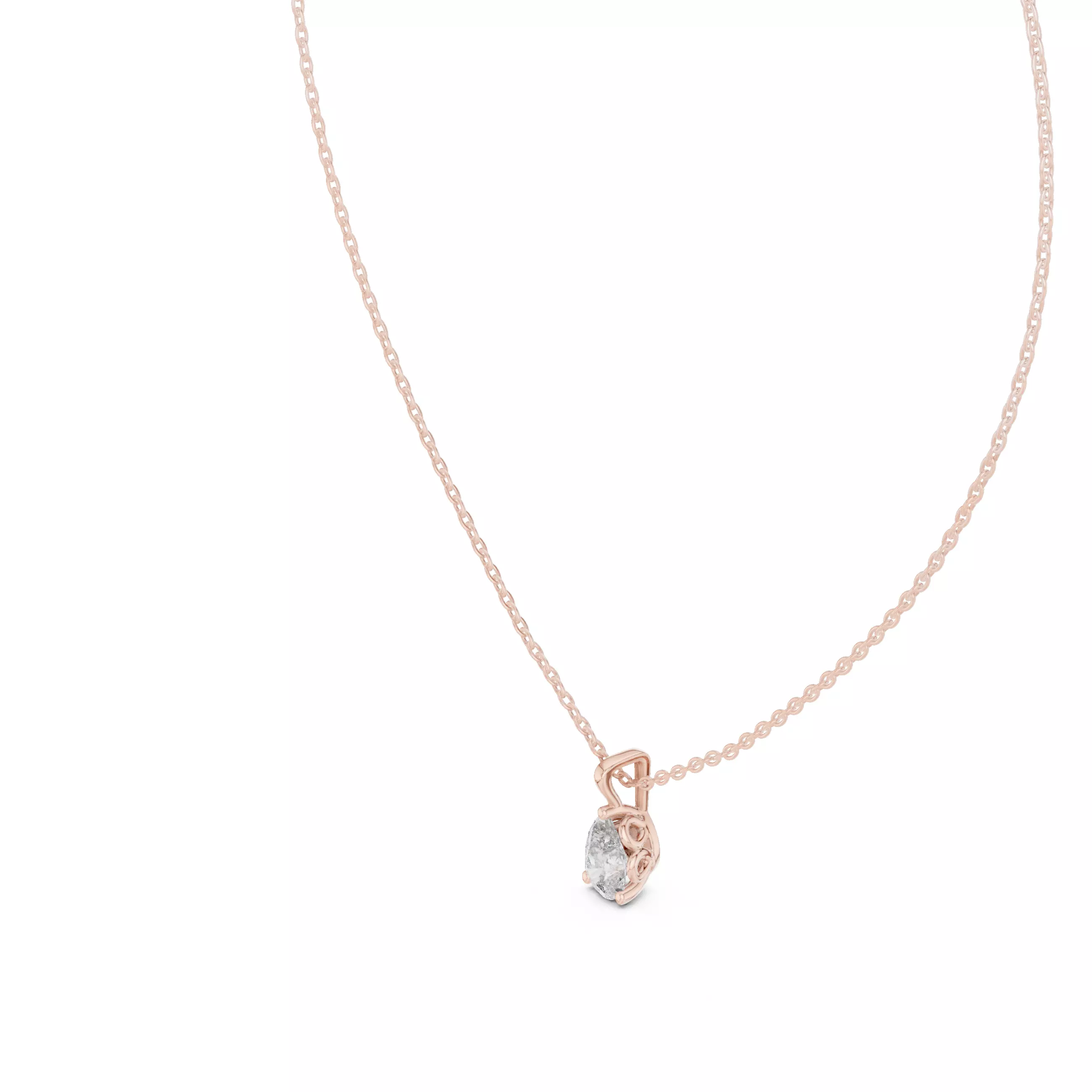 Solitaire Pendant 3dm stl renders Animation Videos Details 3D print model_1