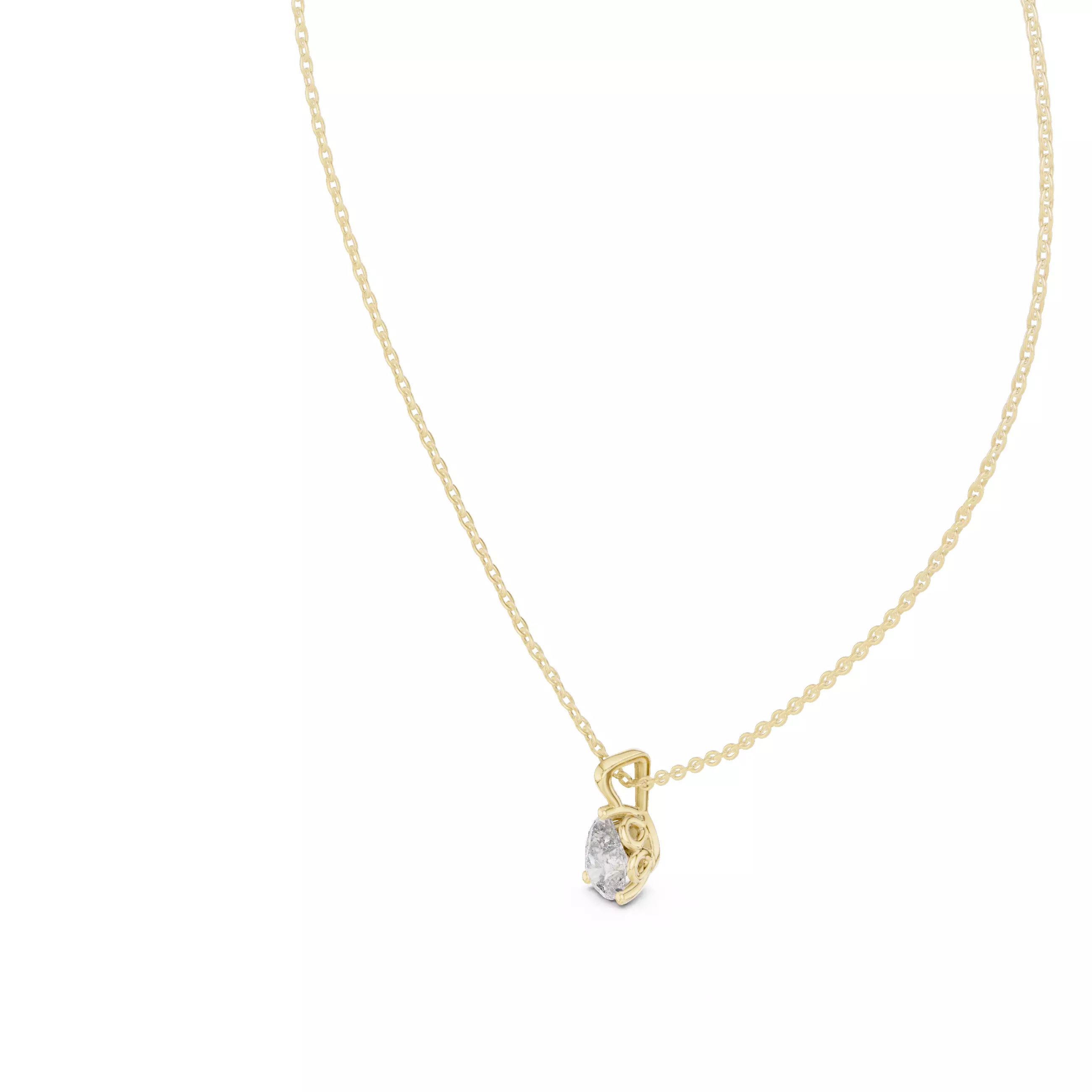 Solitaire Pendant 3dm stl renders Animation Videos Details 3D print model_9