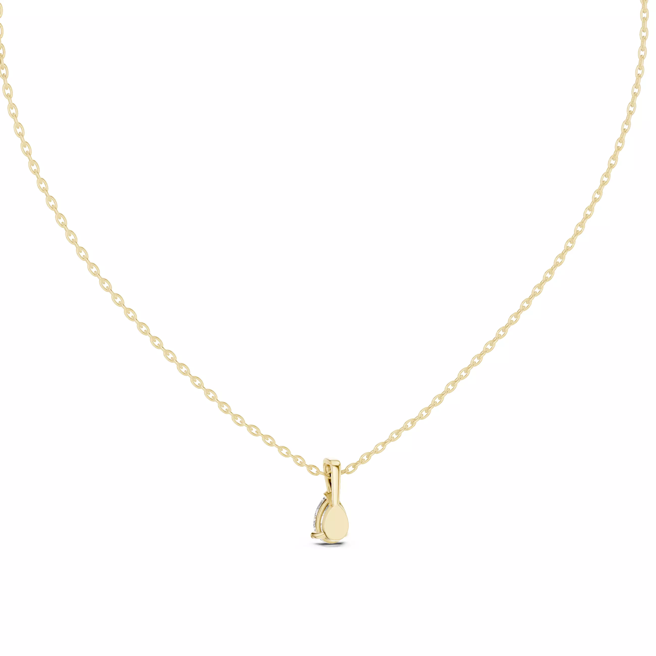 Pear Mono Solitaire Pendant 3dm stl renders Animation Videos 3D print model_13