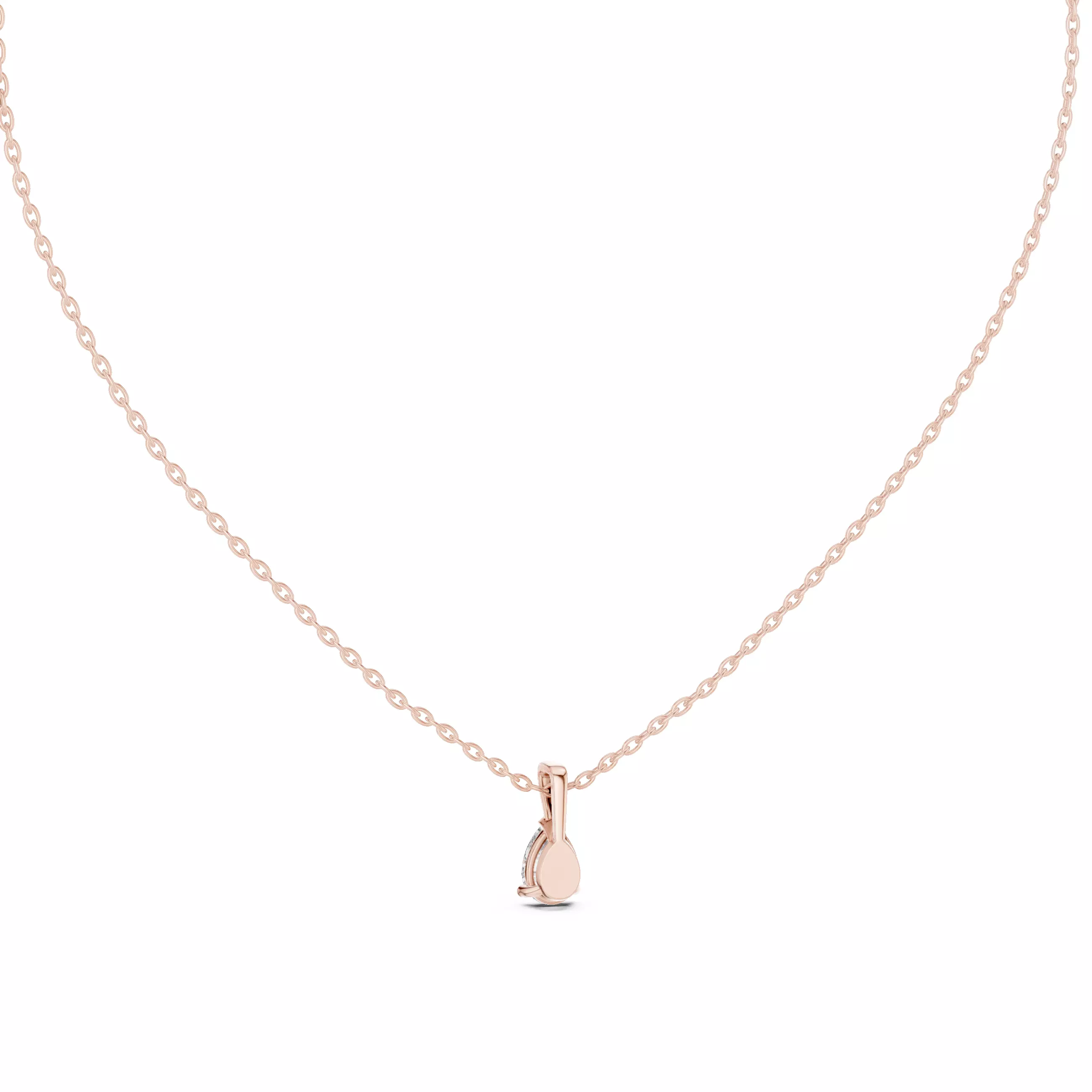 Pear Mono Solitaire Pendant 3dm stl renders Animation Videos 3D print model_5