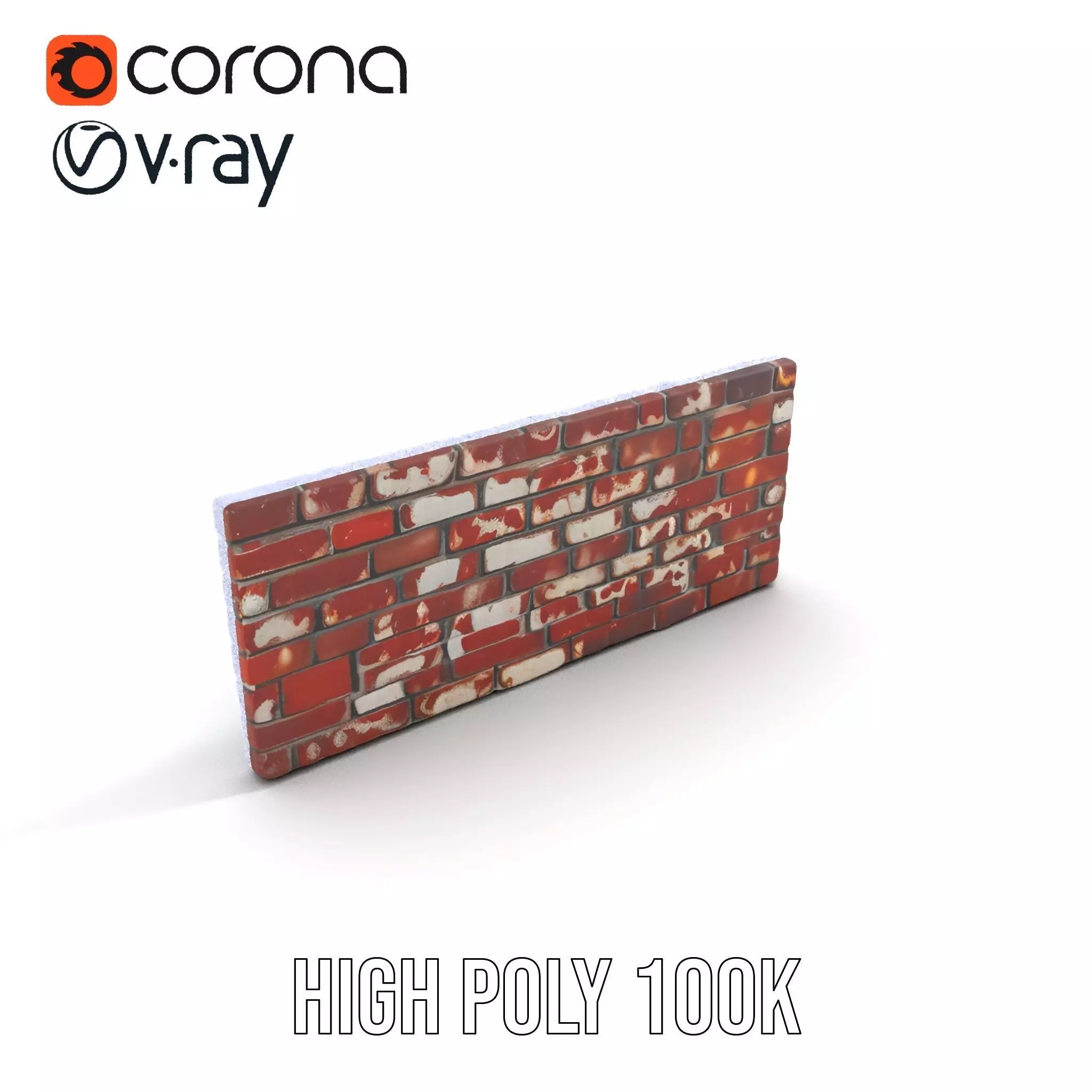 Weathered Brick Wall model pack Texture_19