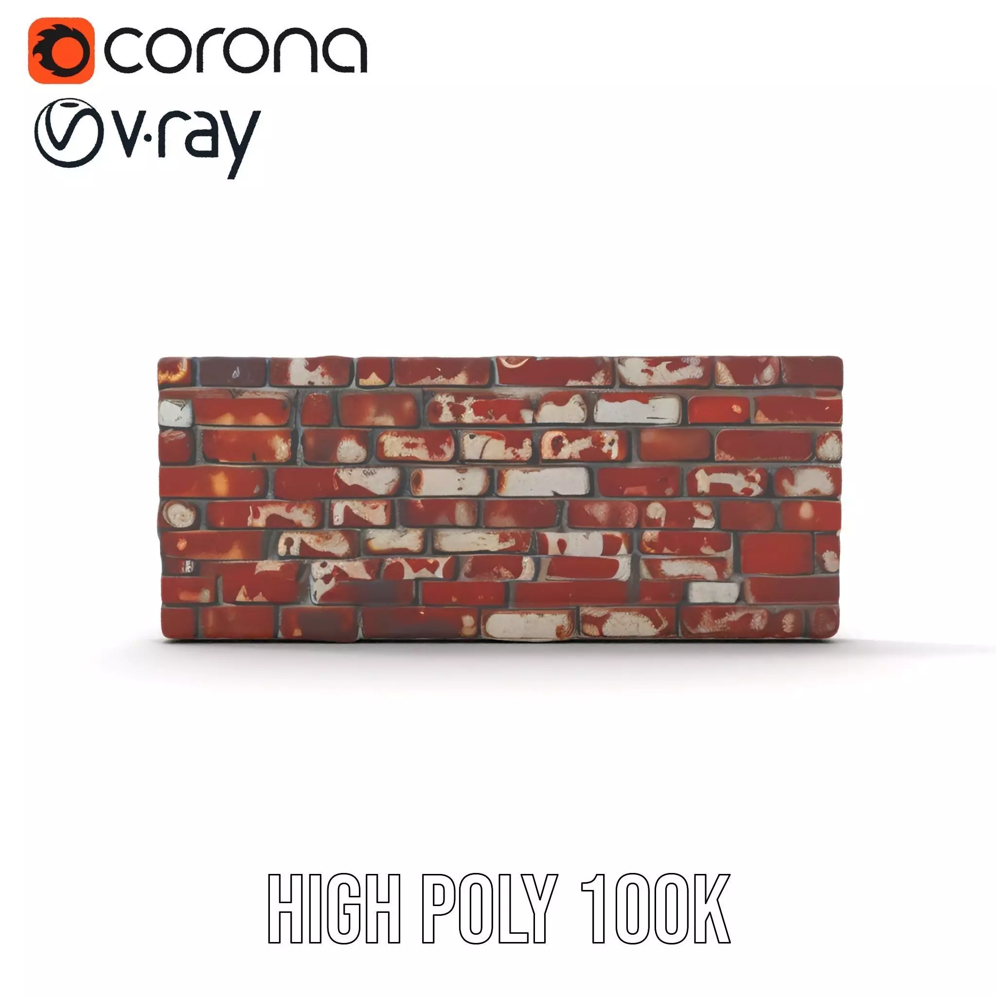 Weathered Brick Wall model pack Texture_33