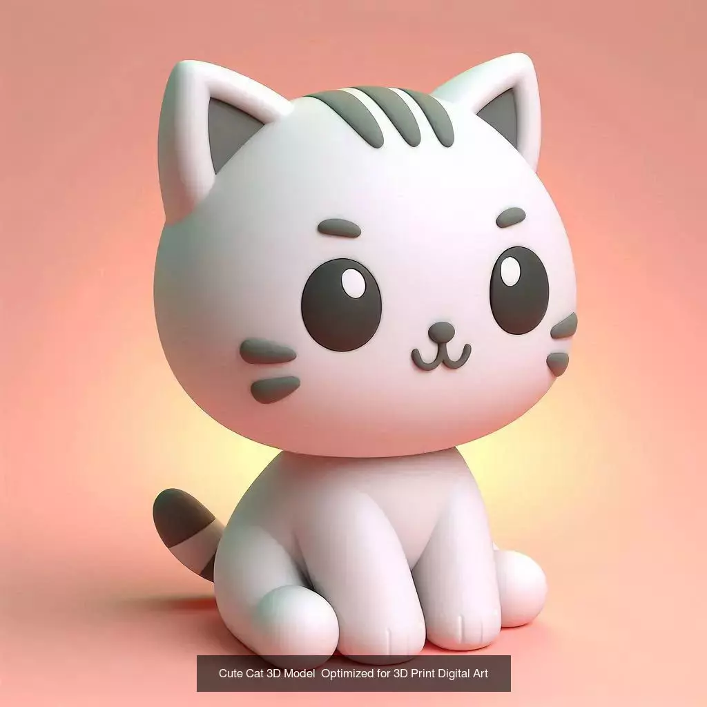24 Cute Cartoon Characters 3D Print Pack 3D Model Collection_18