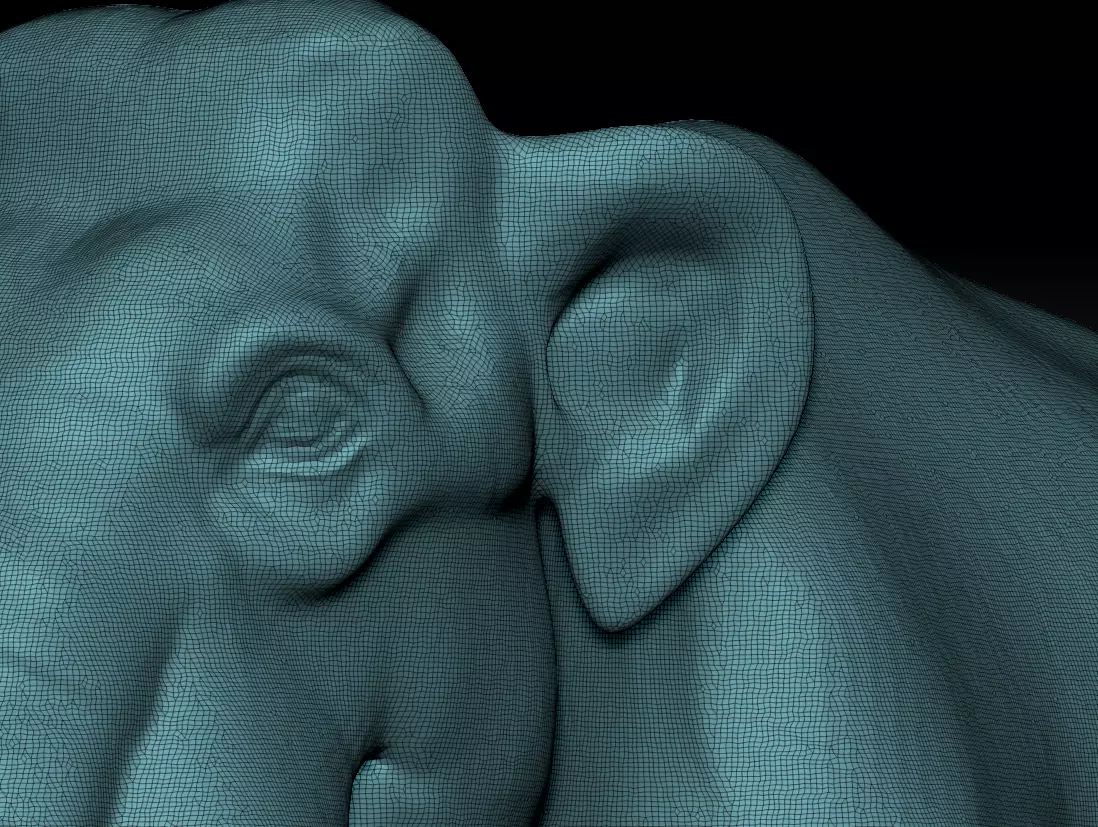 mammoth 3D print model_2
