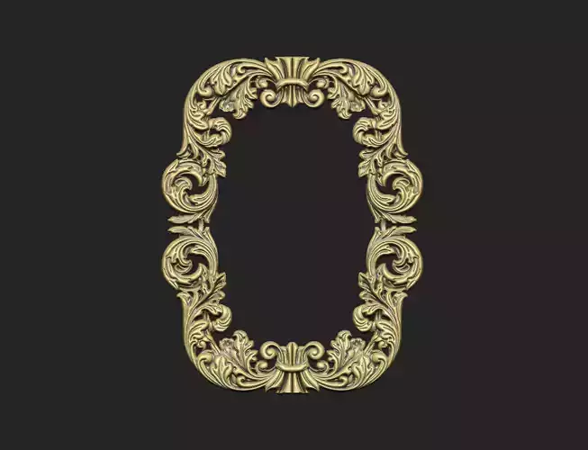 wire mirror ornament decor home floral leave 