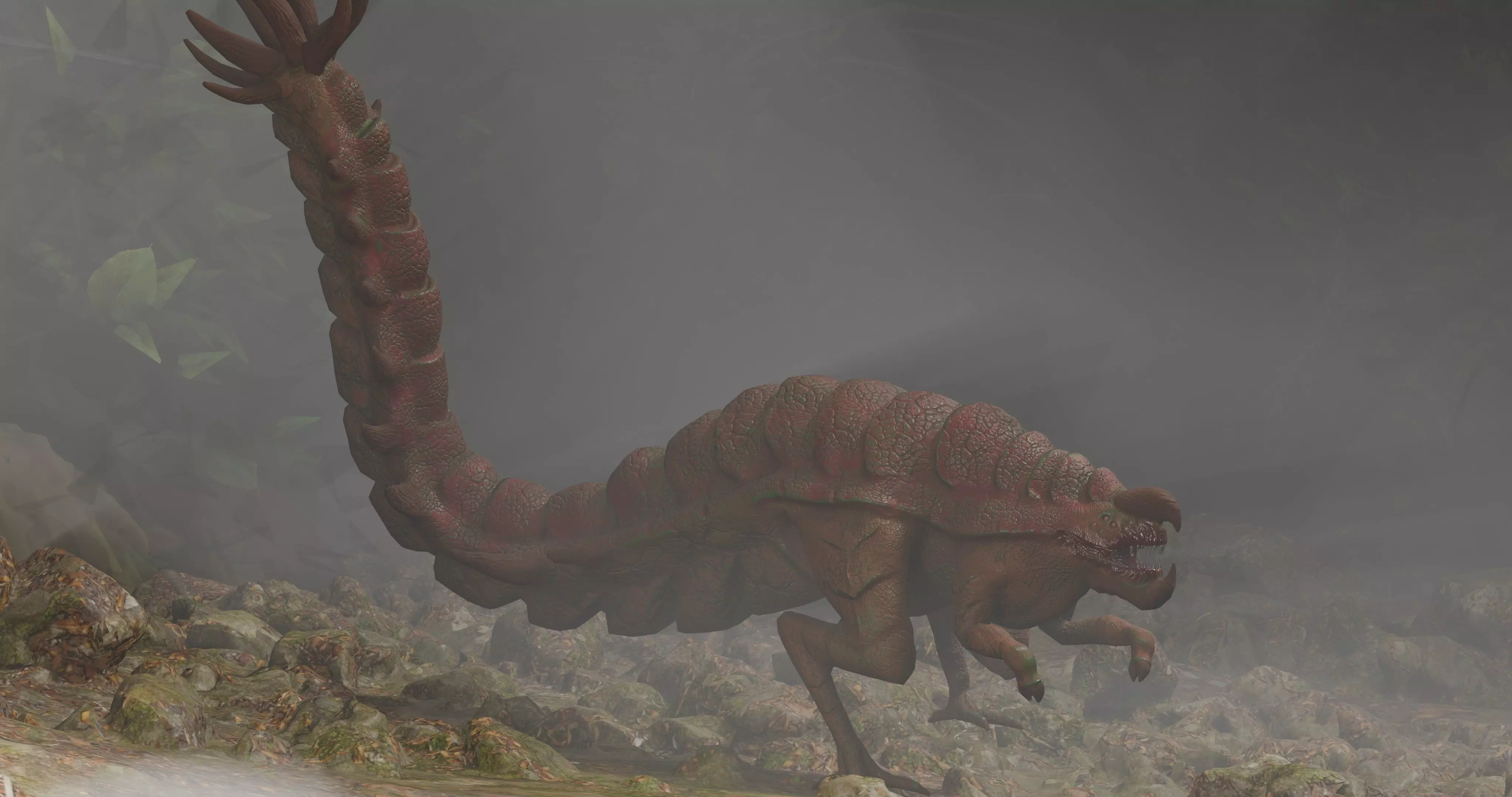 Alien Desert Low-poly 3D model_3