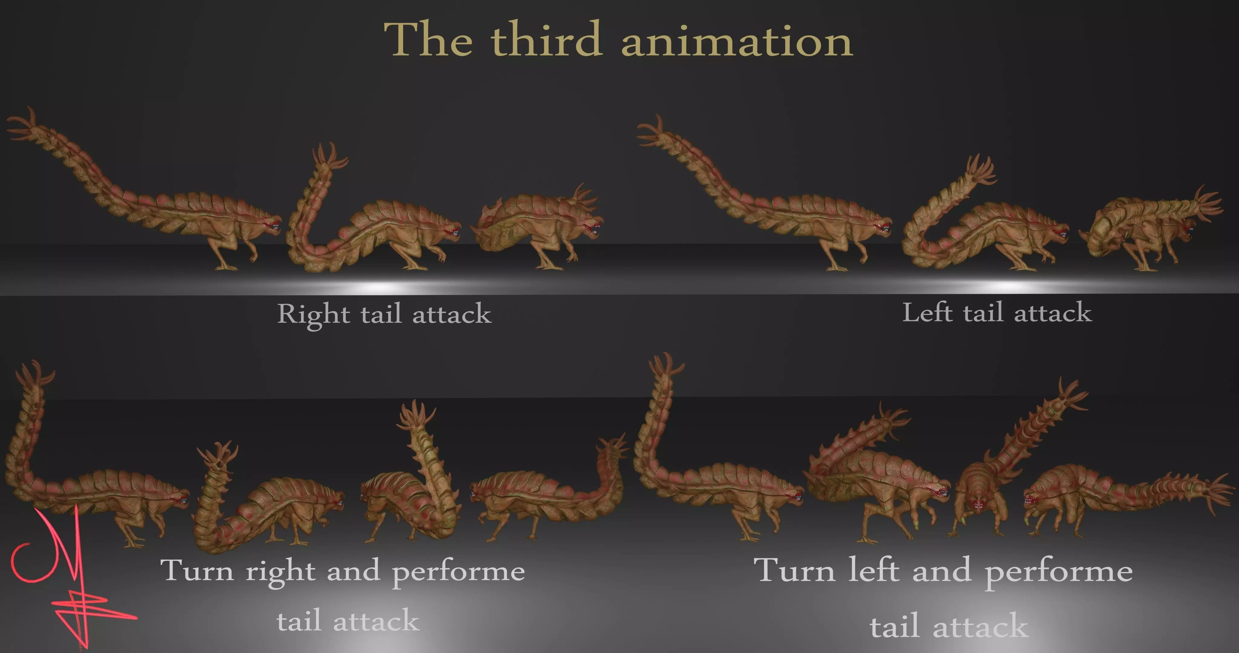 Alien Desert Low-poly 3D model_14
