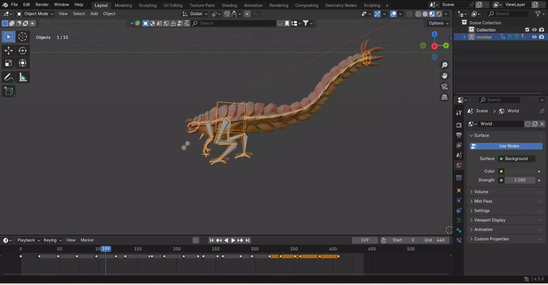 Alien Desert Low-poly 3D model_11