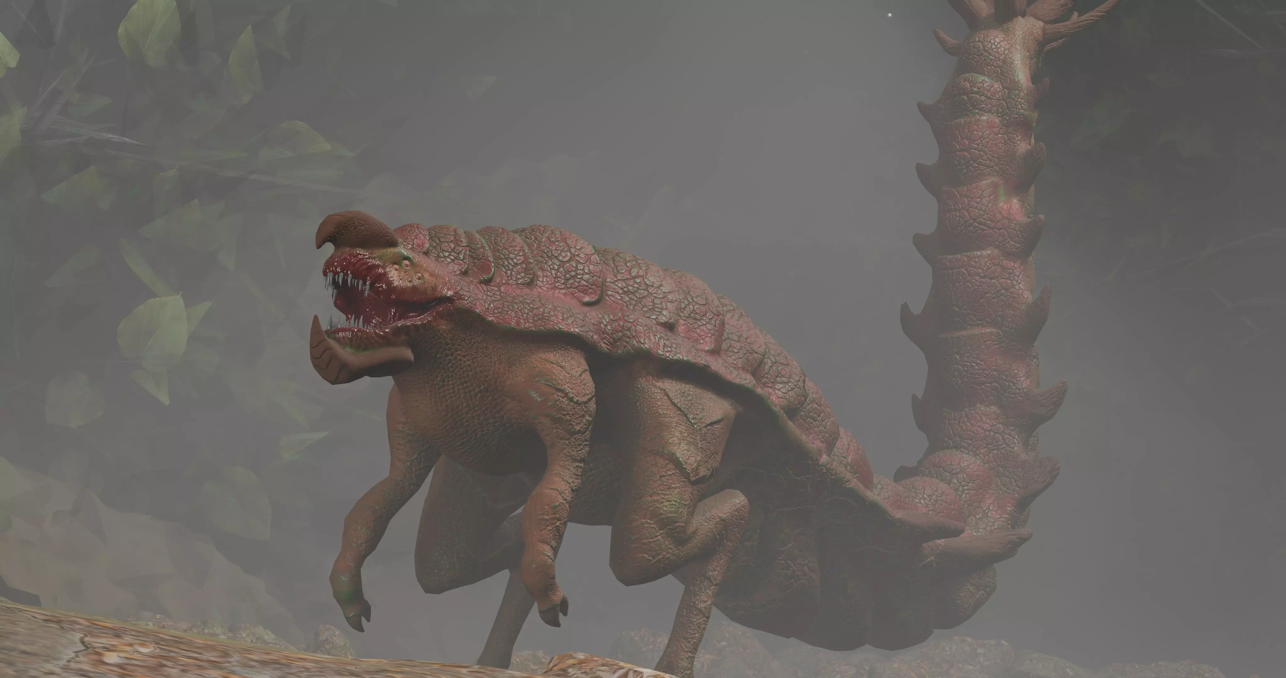 Alien Desert Low-poly 3D model_2