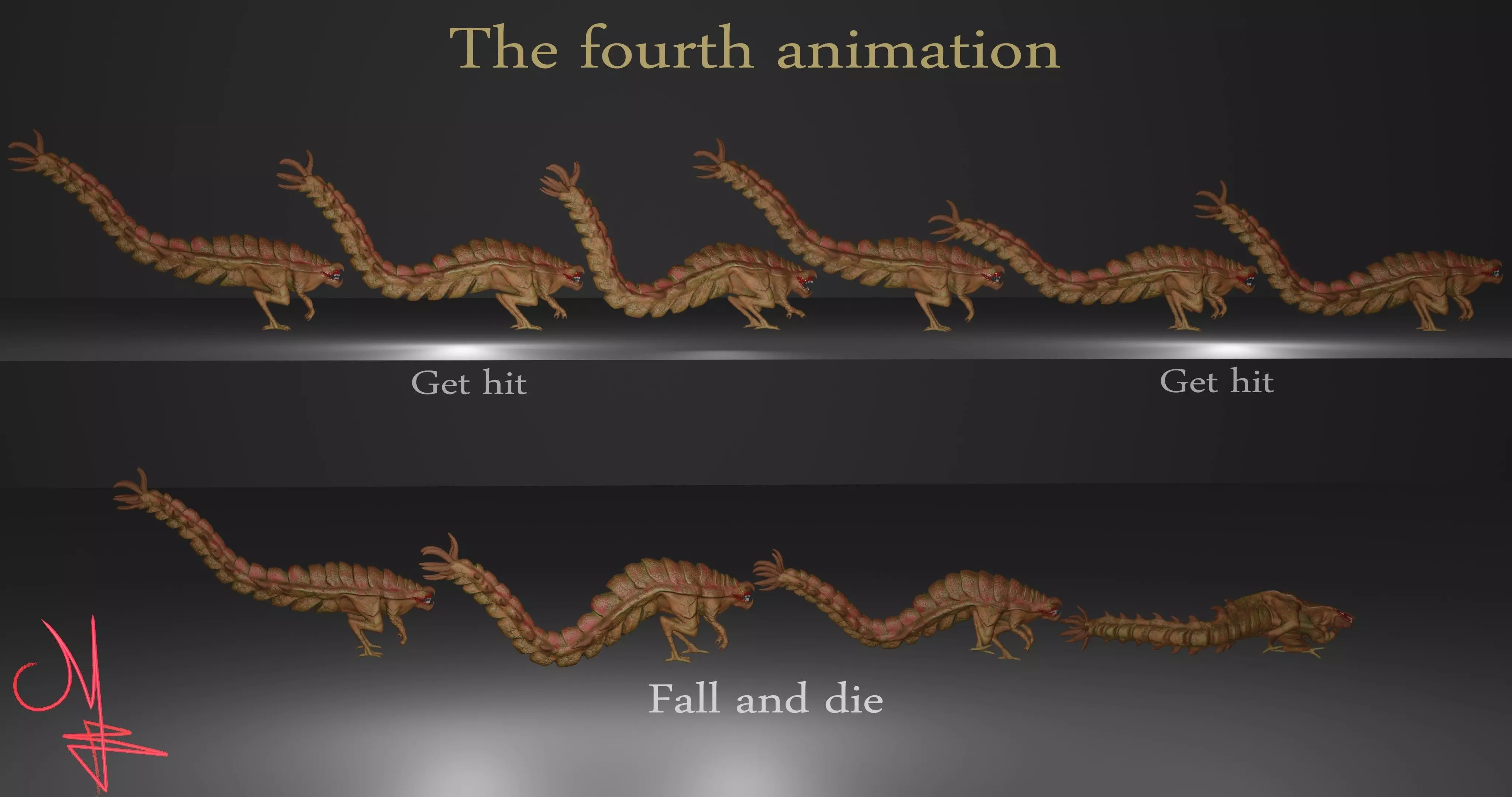 Alien Desert Low-poly 3D model_15