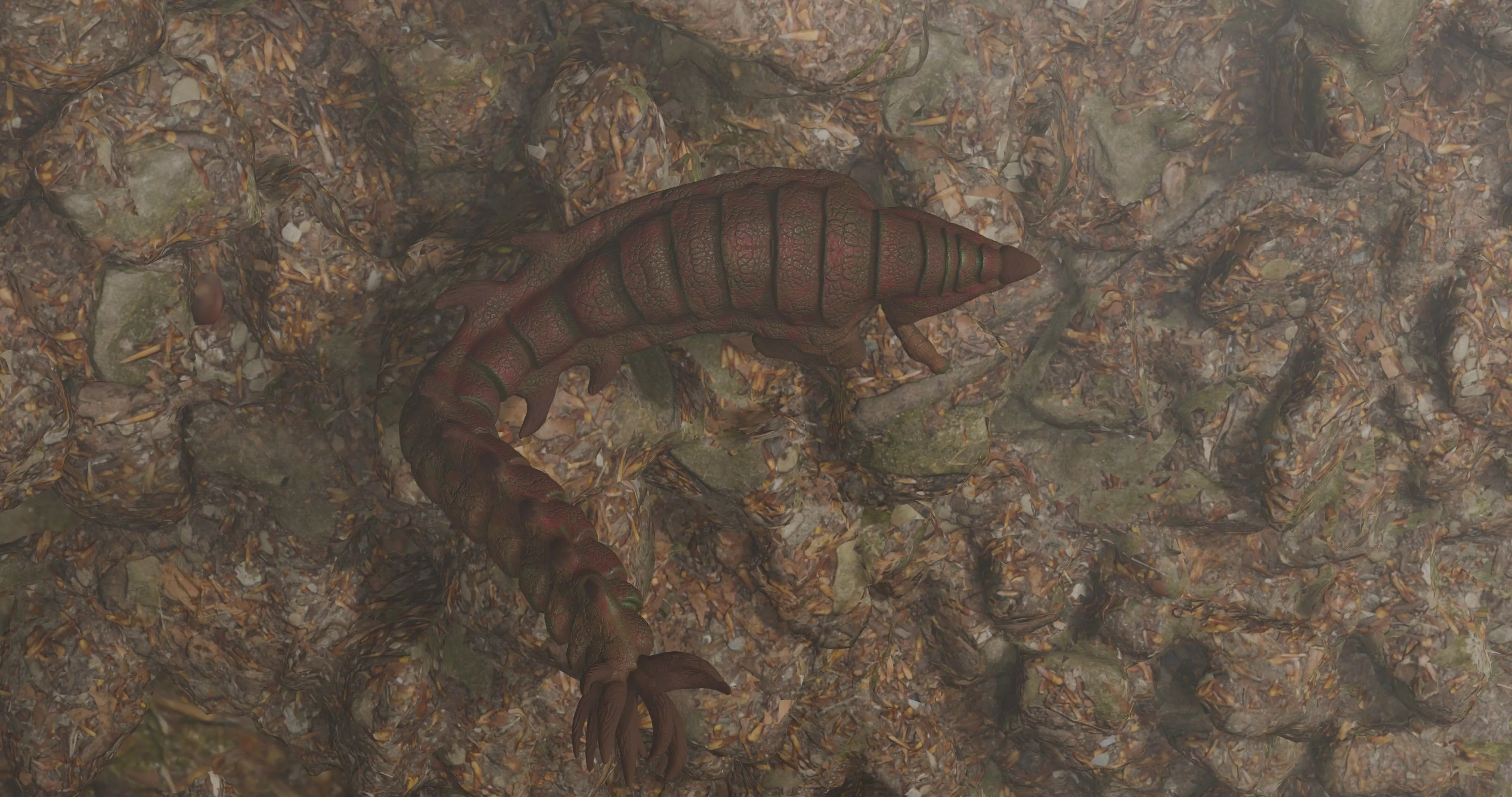 Alien Desert Low-poly 3D model_5