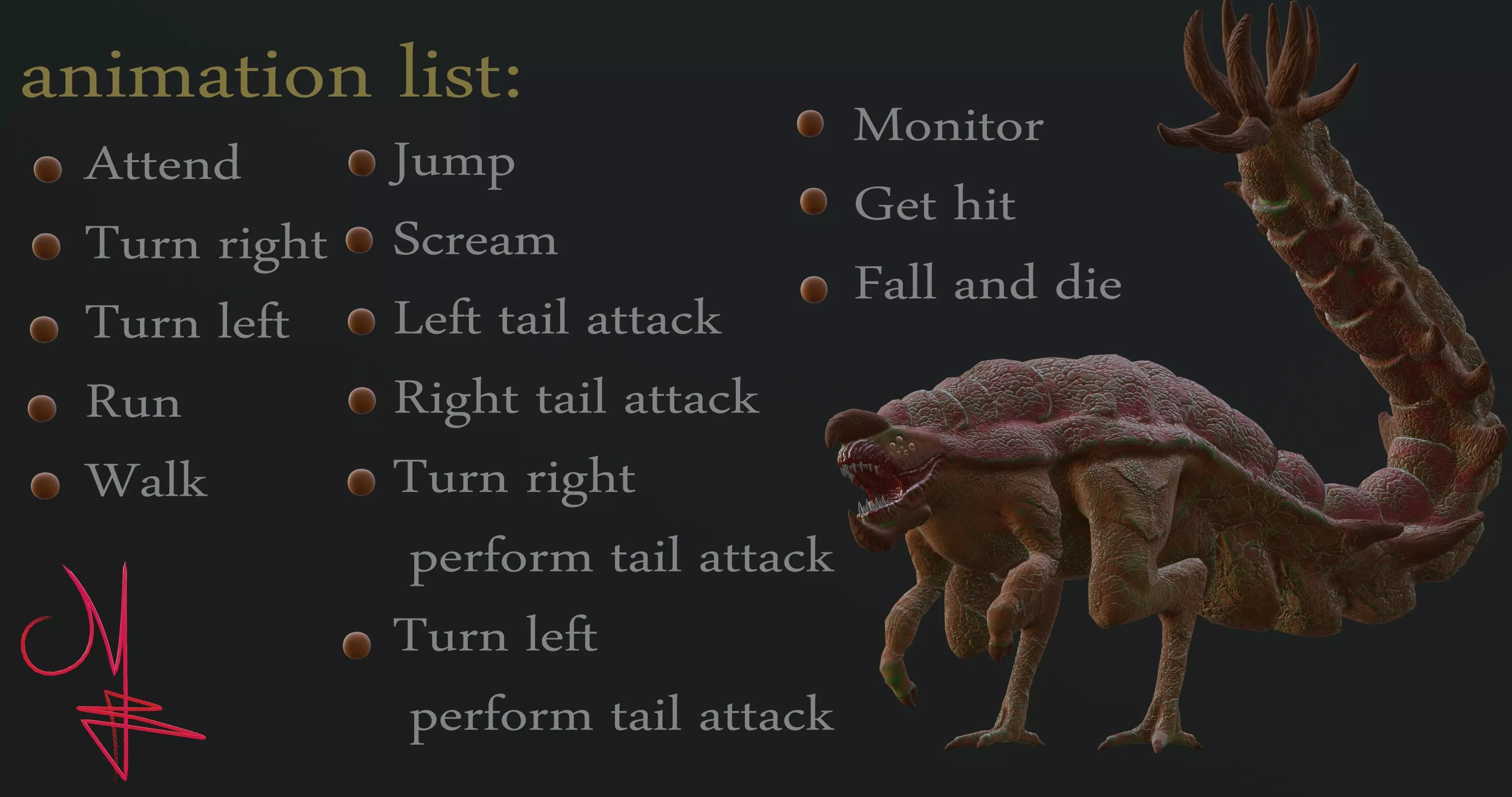 Alien Desert Low-poly 3D model_10