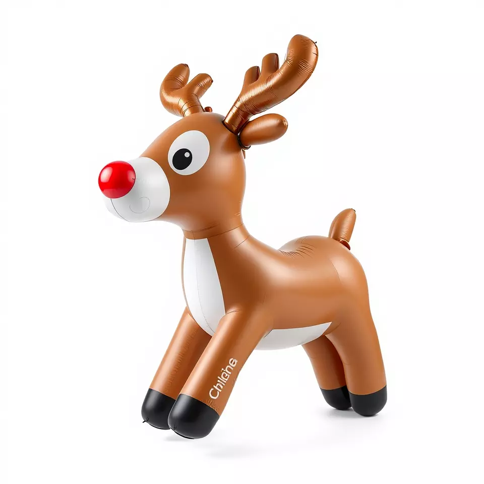 Rudolf Inflatable Reindeer model pack Low-poly 3D model_3