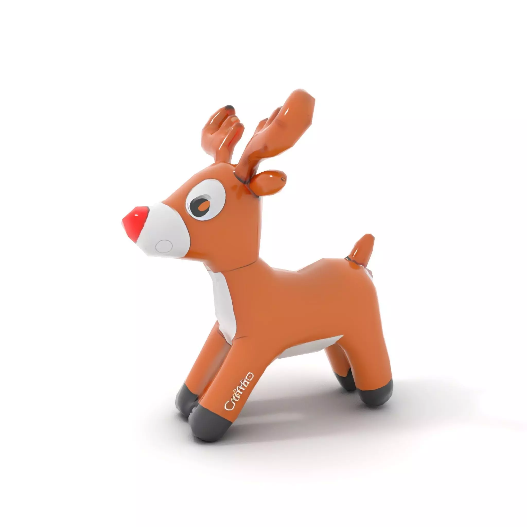 Rudolf Inflatable Reindeer model pack Low-poly 3D model_20