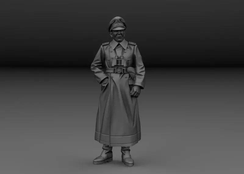 WW2 GERMAN GENERAL GUDERIAN 3D print model_0