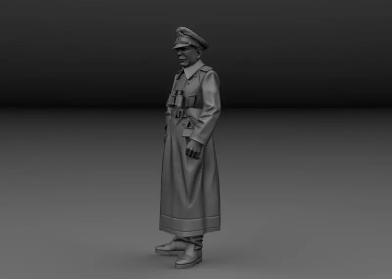 WW2 GERMAN GENERAL GUDERIAN 3D print model_1