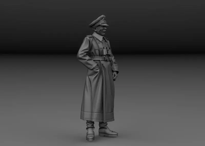 WW2 GERMAN GENERAL GUDERIAN 3D print model_2