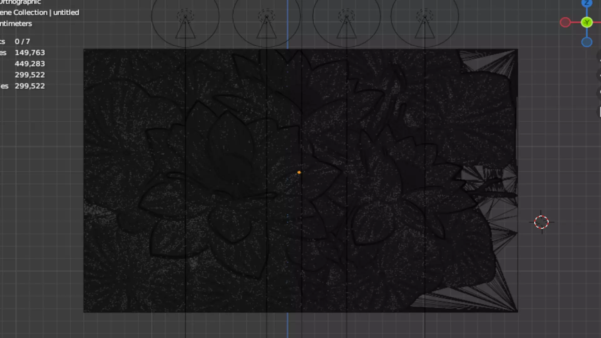 Modern Relief Wall Mural Decor CNC 3D Print 05  3D model_6