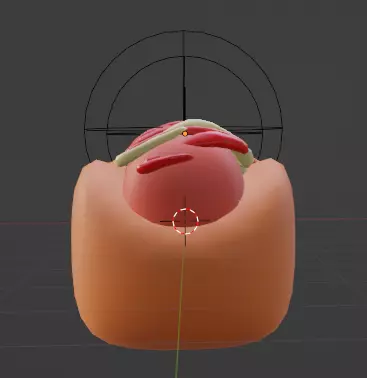 hot dog cushion Low-poly 3D model_2