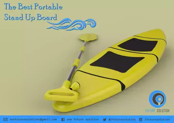 The Best Paddle Board Free 3D model