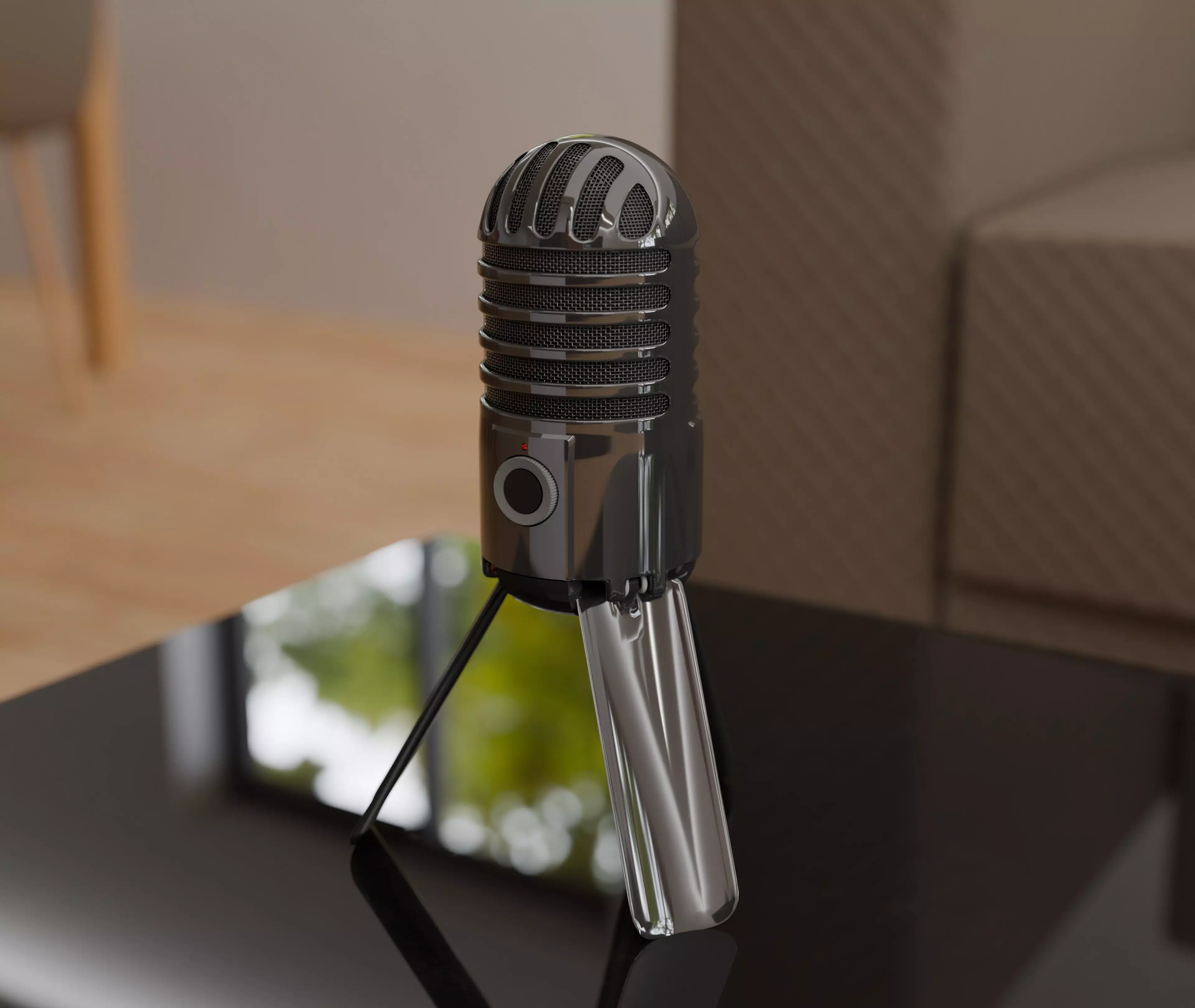 Samson Meteor Microphone 3D model_0