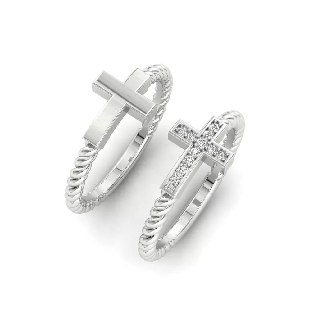 Cross Ring stl file and 3dm  3D print model_1