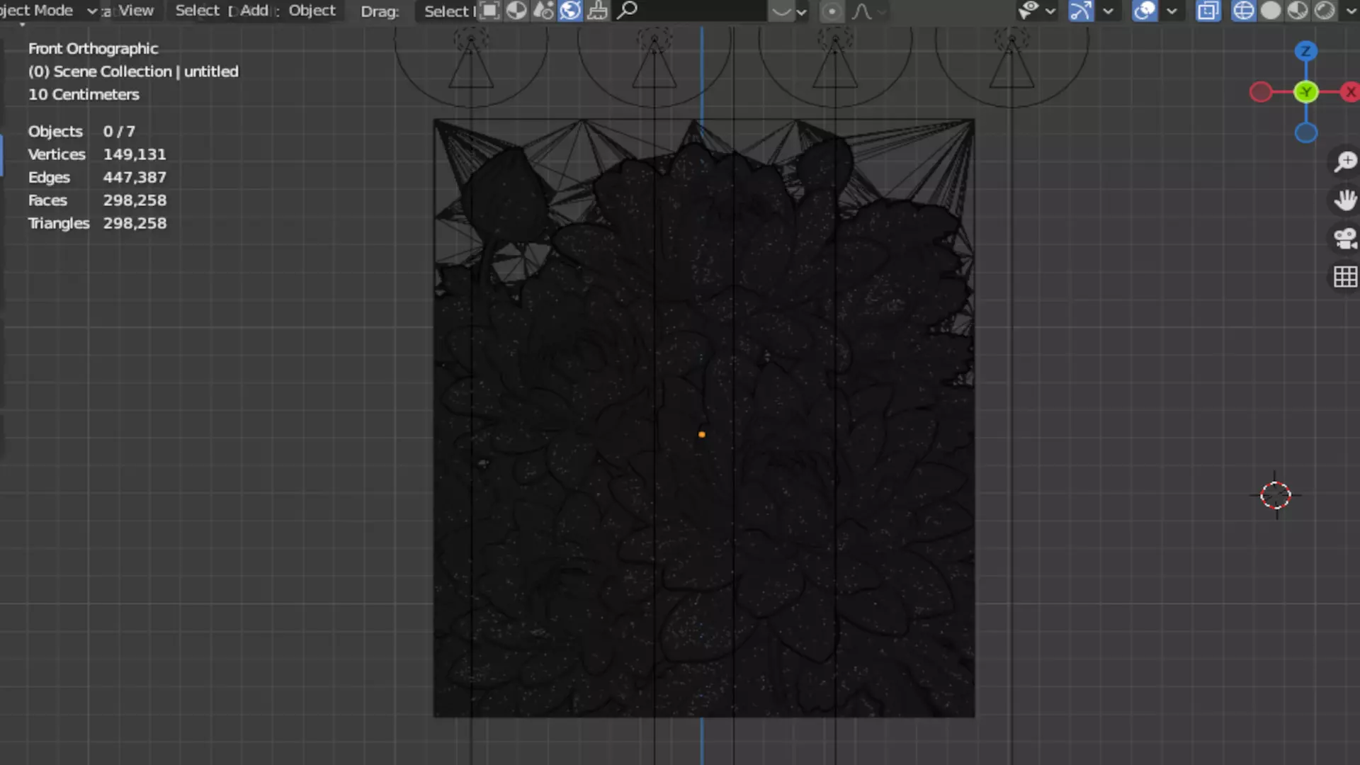 Modern Relief Wall Mural Decor CNC 3D Print 07  3D model_6