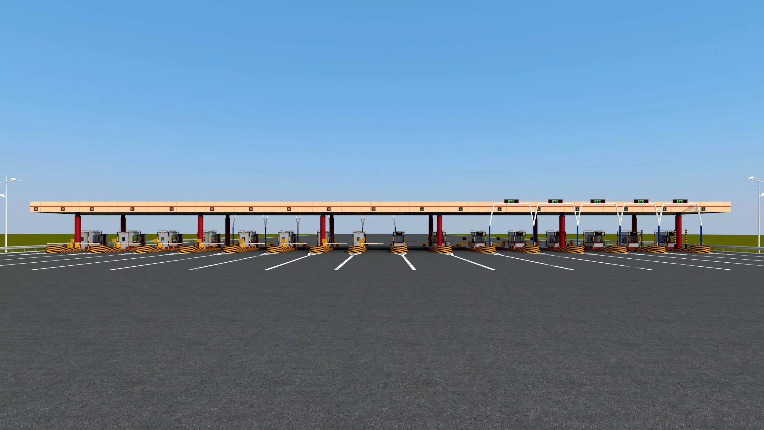 Toll Booth 3D model_4