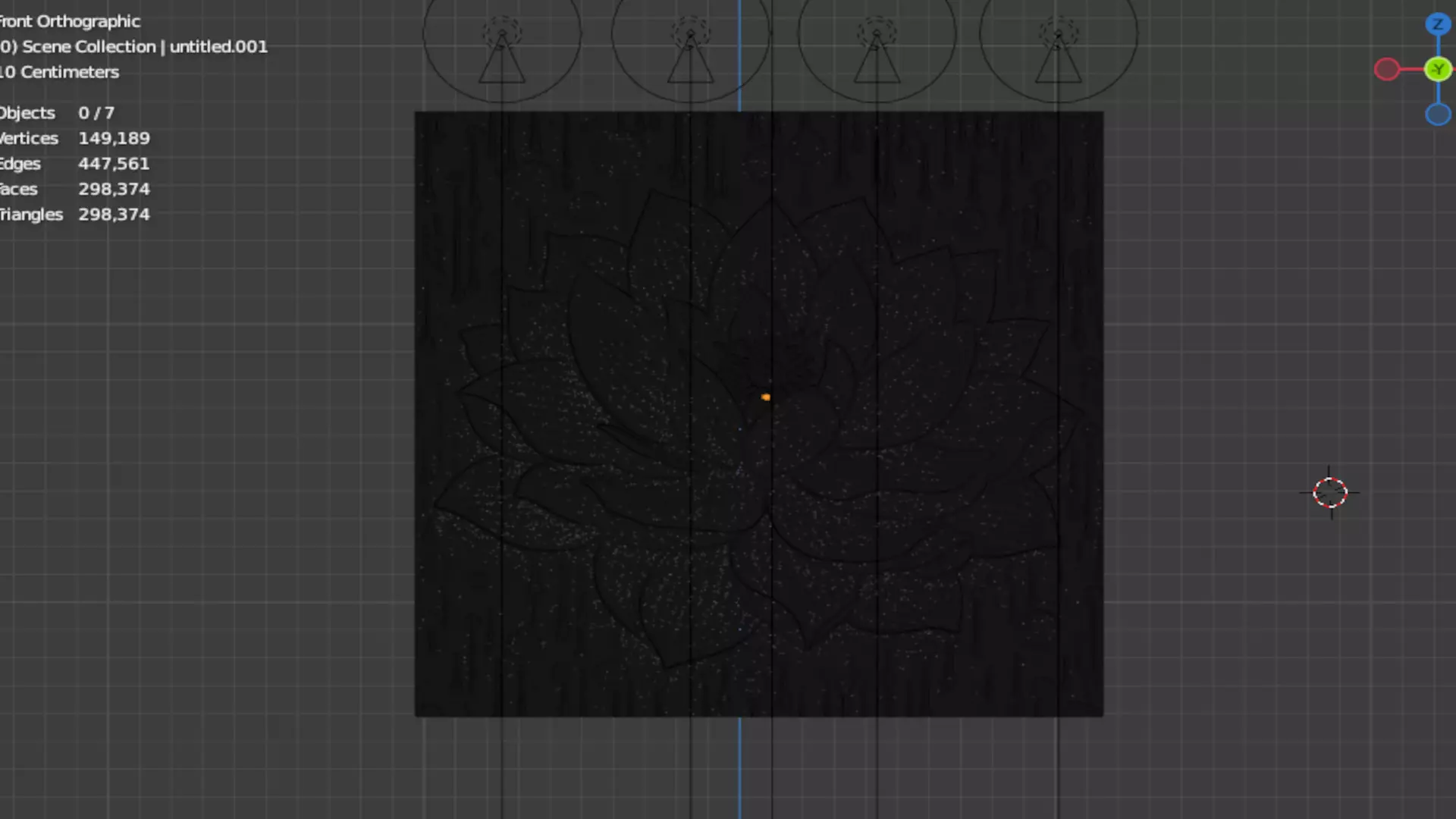 Modern Relief Wall Mural Decor CNC 3D Print 08 3D model_6