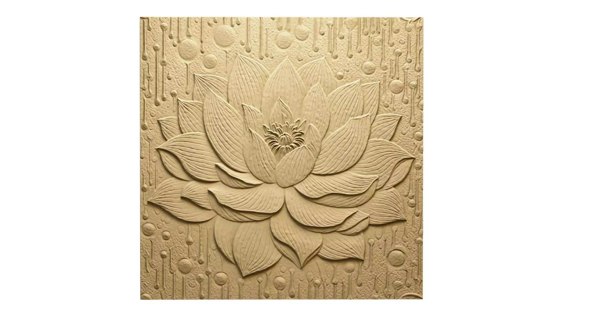 Modern Relief Wall Mural Decor CNC 3D Print 08 3D model_3