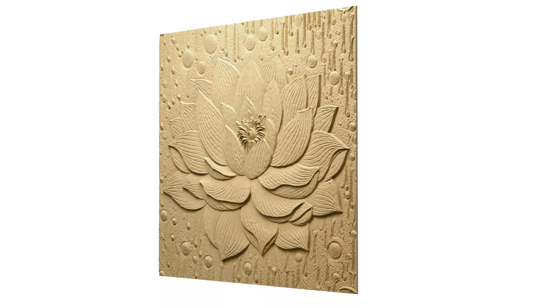 Modern Relief Wall Mural Decor CNC 3D Print 08 3D model_5