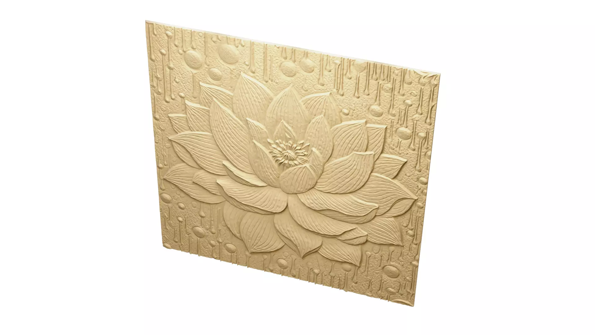 Modern Relief Wall Mural Decor CNC 3D Print 08 3D model_1