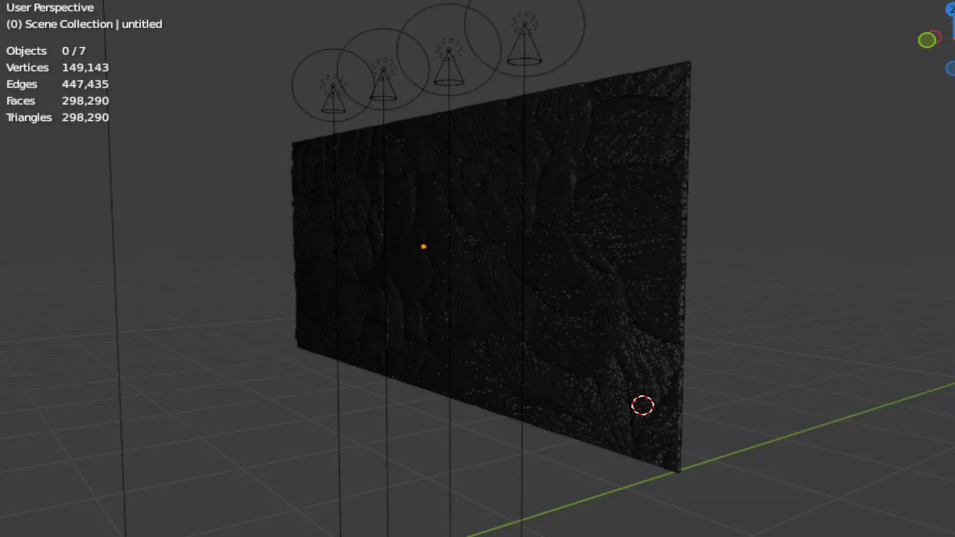 Modern Relief Wall Mural Decor CNC 3D Print 09 3D model_8