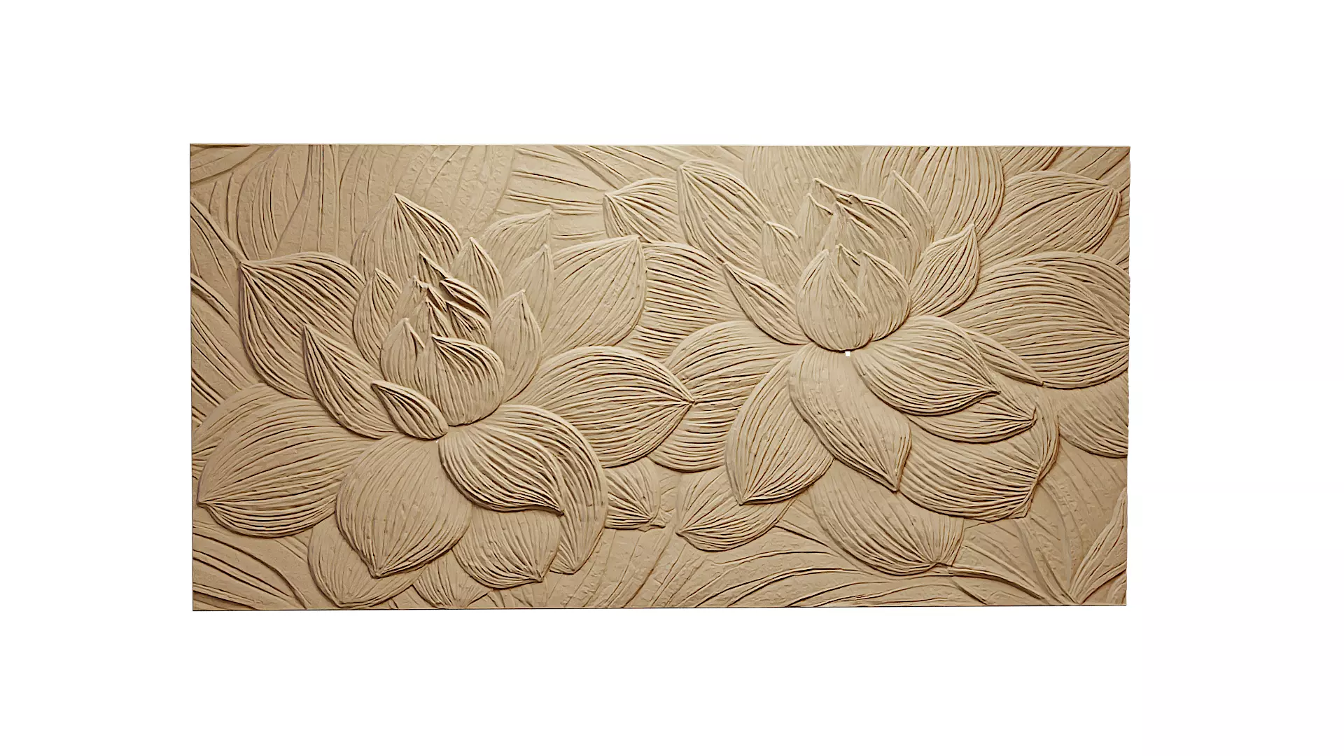 Modern Relief Wall Mural Decor CNC 3D Print 09 3D model_1