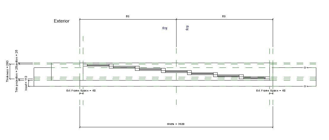 Revit parametric Stacker Door 3D model_2