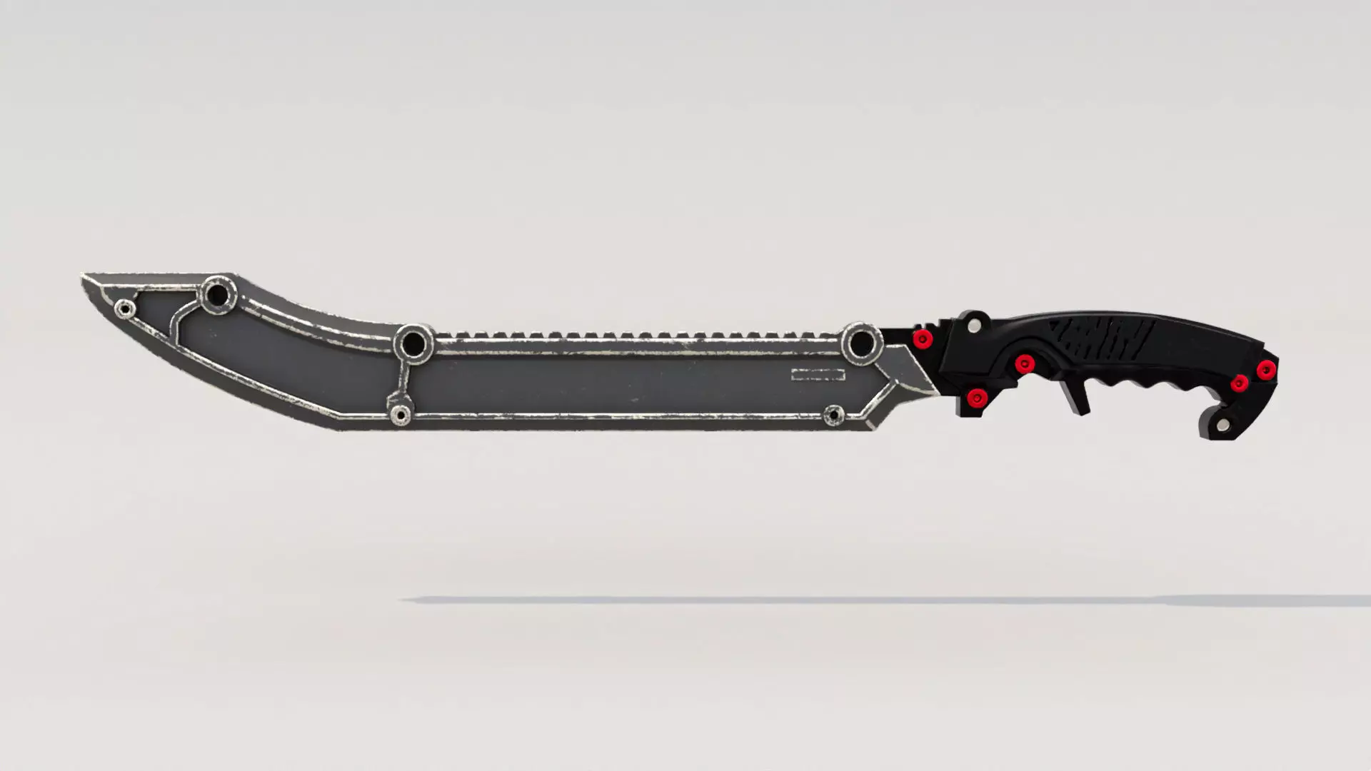 Machete 3D print model_0