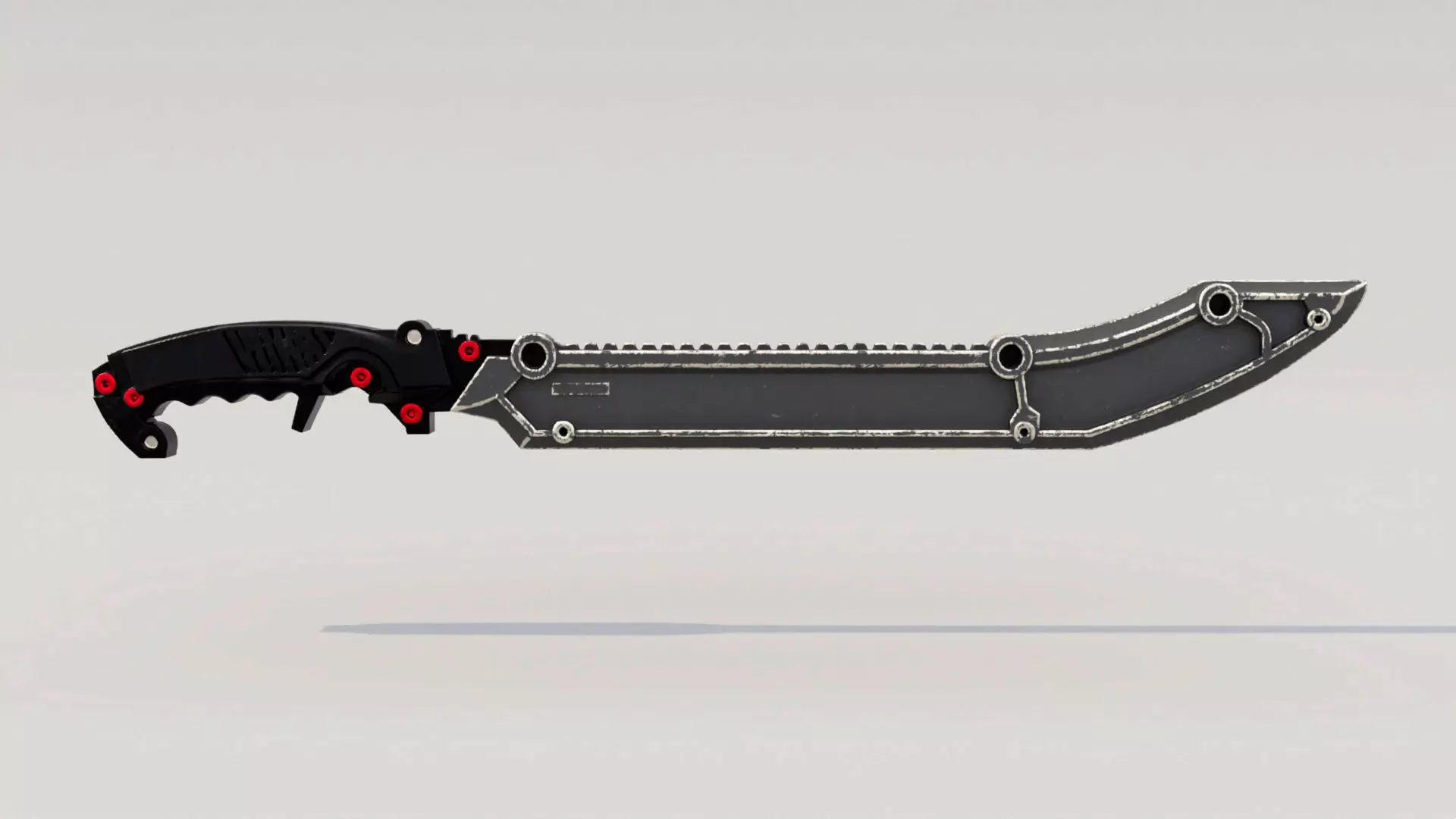 Machete 3D print model_1