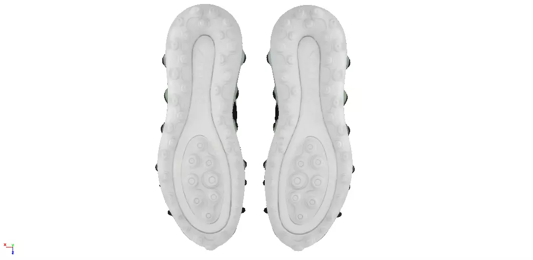 Cyberpunk fashion sneaker 101 Urban Techwear scifi future shoes Low-poly 3D model_3