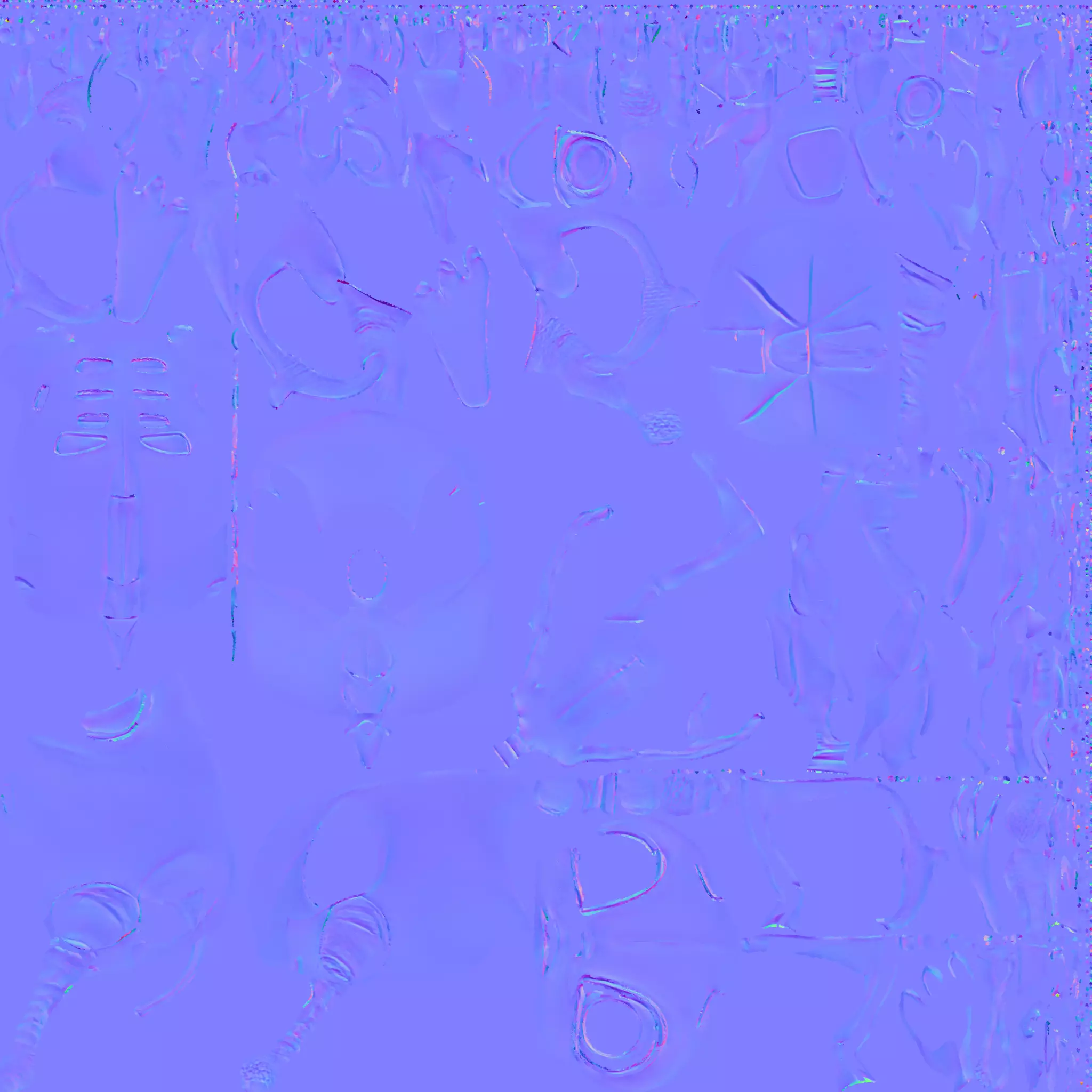 Alien 3D Model Game-Ready PBR Textured Rigged 3D Printable Low-poly 3D model_7