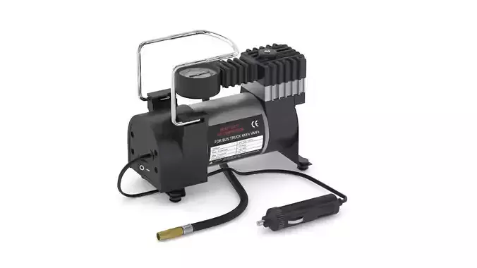 Garage Heavy-Duty Tyre Inflator-Mini Air Compressor 3D model