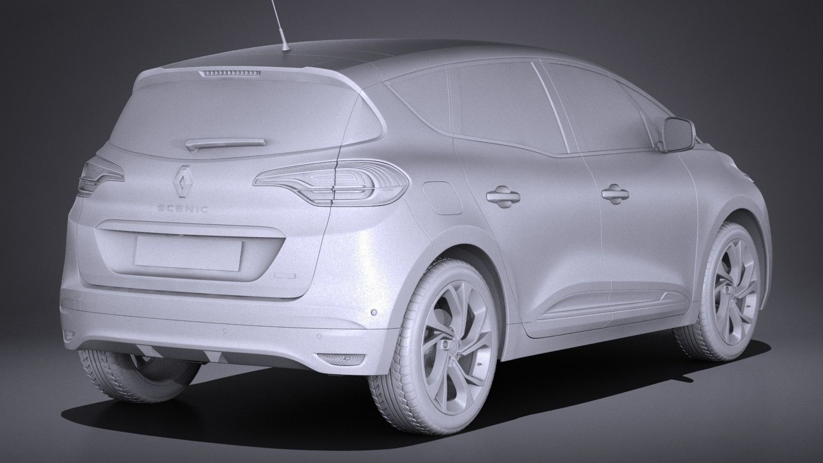 Renault Scenic 2017 3D model_11