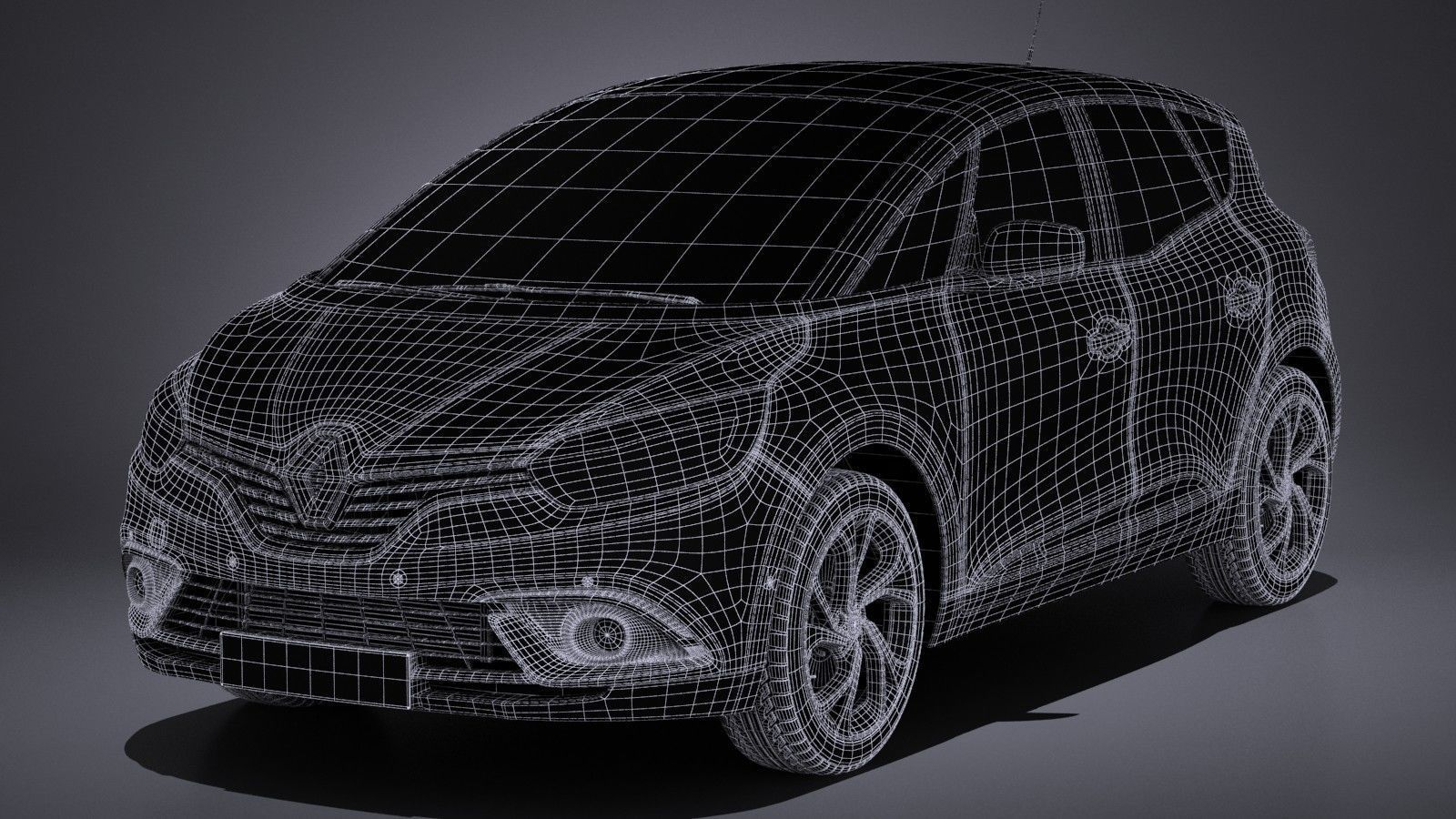 Renault Scenic 2017 3D model_13