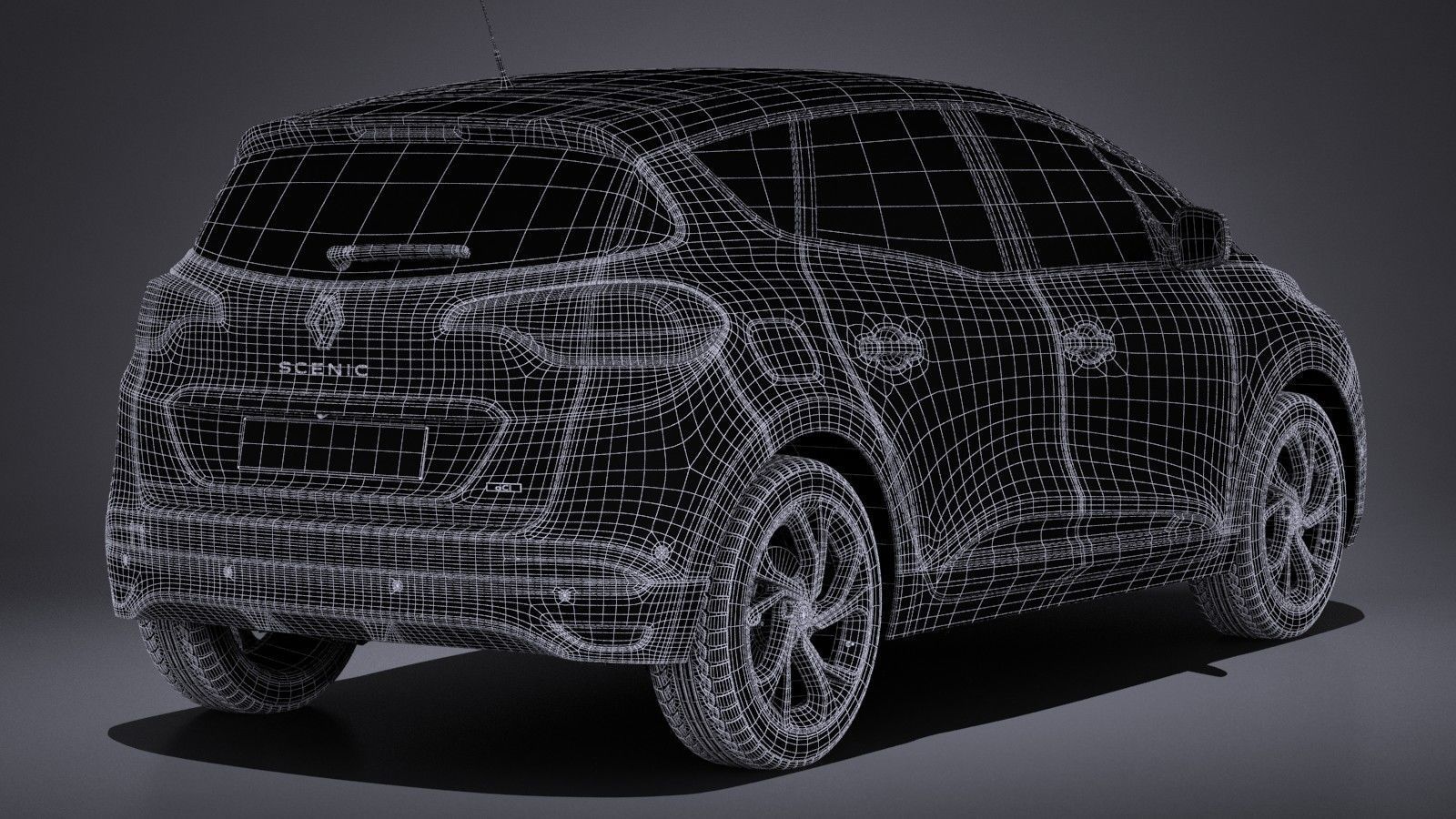 Renault Scenic 2017 3D model_15