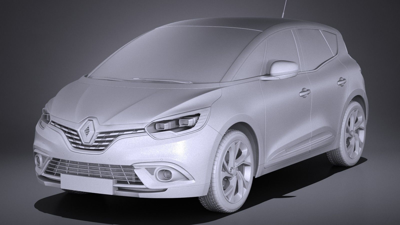Renault Scenic 2017 3D model_7
