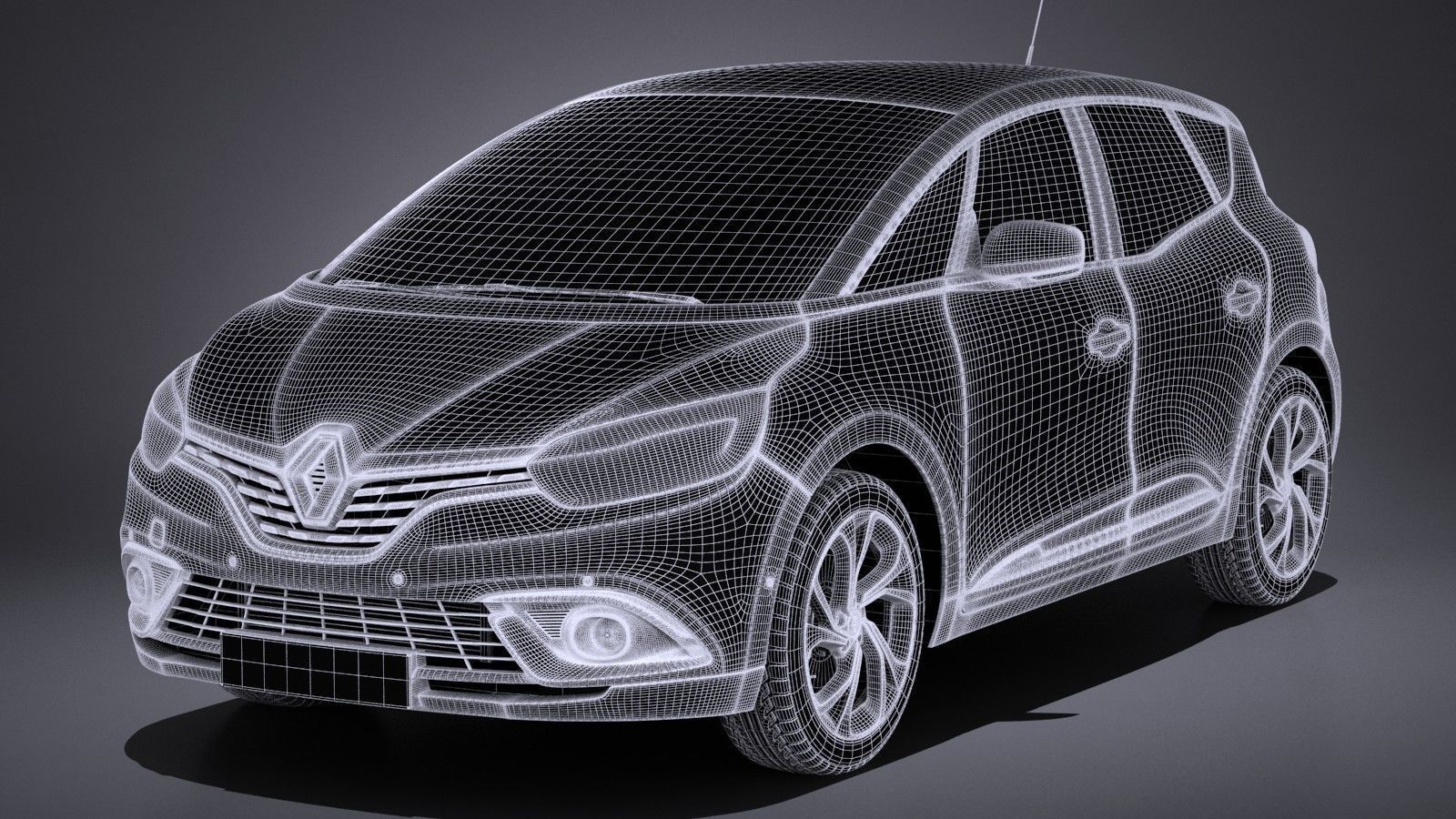 Renault Scenic 2017 3D model_12